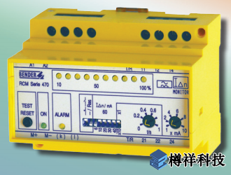  本德尔 接地故障继电器 AC系统 RCM475LY bender