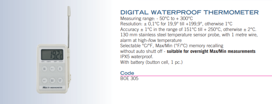 数字防水温度计BOE305