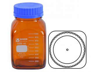  德国必高BOECO 实验室瓶宽颈琥珀色