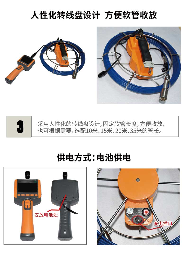 人性化转盘设计方便软管收放